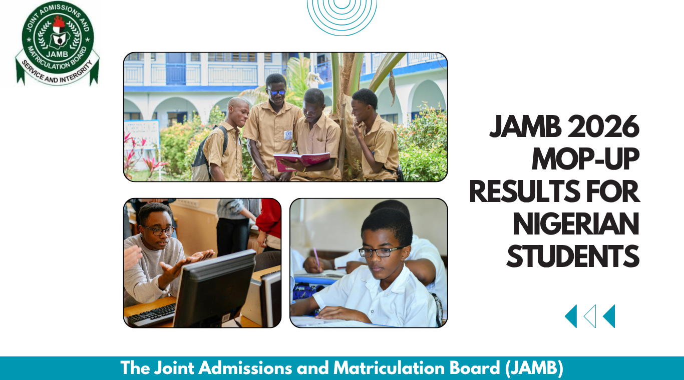 JAMB Releases 2026 UTME Mop-Up Results, Begins Candidate Ranking